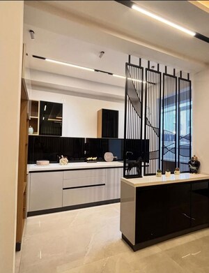 Kitchen in 3 BHK Apartment at Nitishree Aura Chimera, Raj Nagar Extension – for Sale