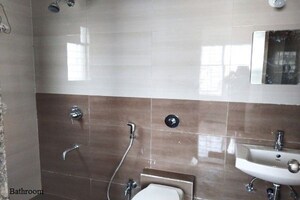 Bathroom in 2 BHK Apartment at Gulmohar Goldcoast, Kharadi – for Rent