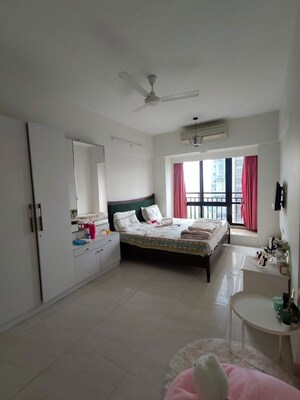 Living Room in 3 BHK Apartment at Lokhandwala Residency, Worli – for Rent