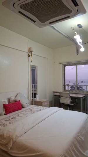 Living Room in 2 BHK Apartment at Bandra West – for Rent