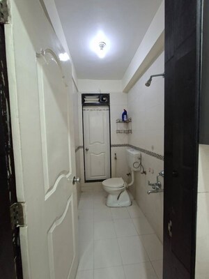 Bathroom in 2 BHK Apartment at Mahavir Heritage CHS, Kharghar Sector 35g – for Rent