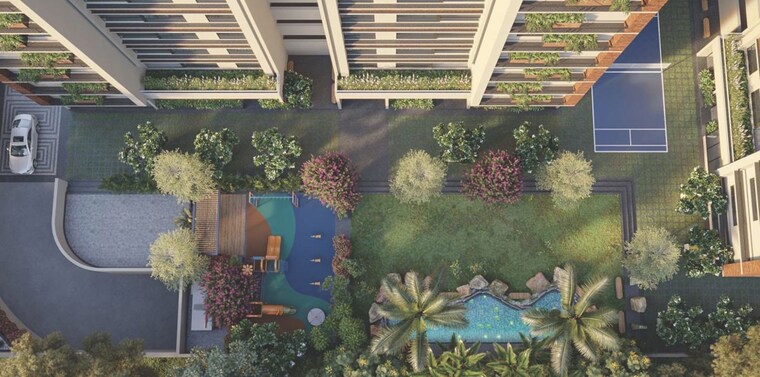 Exterior View, hr-eliseo 4 Bedroom 1534 Sq.Ft. Apartment In Shela Ahmedabad 10596540
