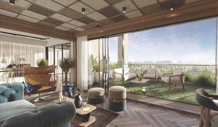 Hall, hr-eliseo 4 Bedroom 1534 Sq.Ft. Apartment In Shela Ahmedabad 10596540