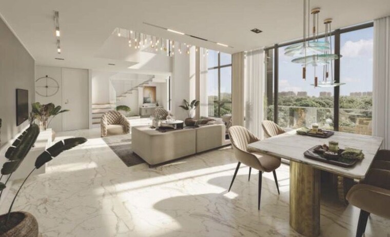 Hall, hr-eliseo 4 Bedroom 1534 Sq.Ft. Apartment In Shela Ahmedabad 10596540