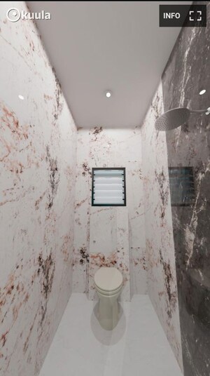 Bathroom in 2 BHK Apartment at Greencrew Riddhi Siddhi NX, Kalher – for Sale
