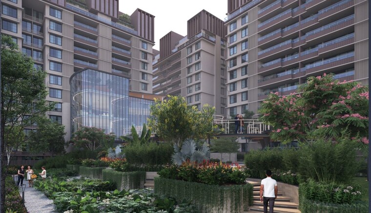 Exterior View, kavisha-the-portrait 3 Bedroom 1156 Sq.Ft. Apartment In Shela Ahmedabad 10596615