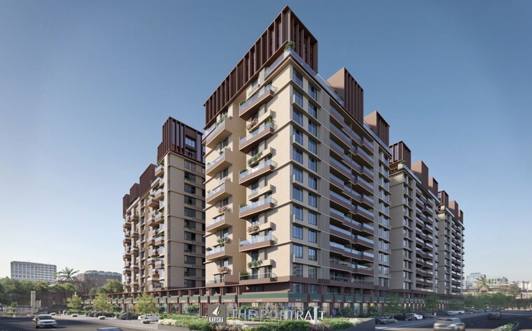 Exterior View, kavisha-the-portrait 3 Bedroom 1156 Sq.Ft. Apartment In Shela Ahmedabad 10596615
