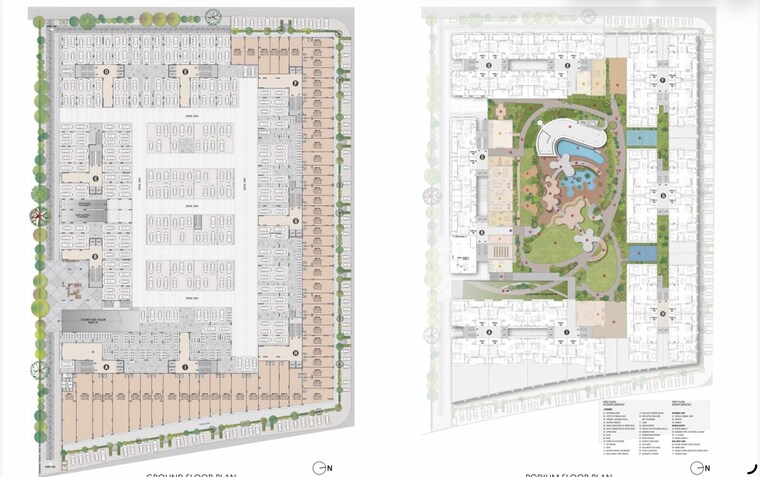 Master Plan, kavisha-the-portrait 3 Bedroom 1156 Sq.Ft. Apartment In Shela Ahmedabad 10596615