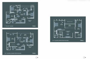 Master Plan in 3 BHK Apartment at Kavisha The Portrait, Shela – for Sale