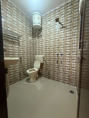 Bathroom in 2 BHK Builder Floor at Chattarpur – for Rent