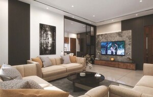 Living Room in 3 BHK Apartment at Serenity Shivam, South Bopal – for Sale