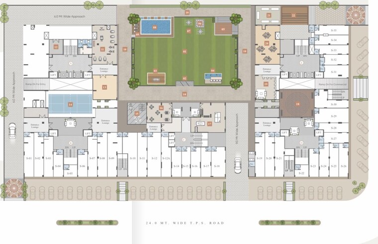 Floor Plan, serenity-shivam 3 Bedroom 1795 Sq.Ft. Apartment In South Bopal Ahmedabad 10596644