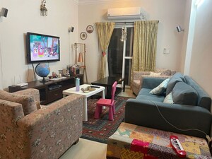 Living Room in 3 BHK Apartment at Adarsh Palm Retreat Condominius, Marathahalli Orr – for Rent