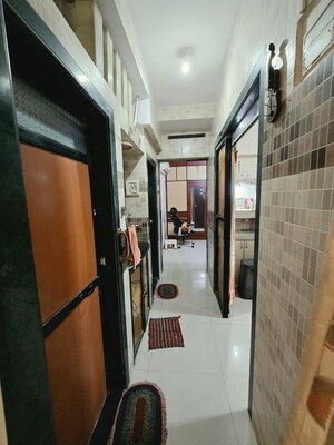Building Lobby in 1 BHK Apartment at Lokpuram Complex, Vasant Vihar – for Rent
