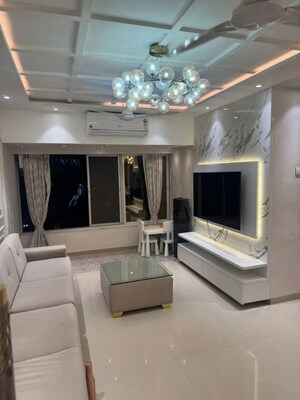 Living Room in 3 BHK Apartment at Lotus Aurus, Andheri West – for Rent