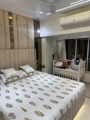 Bedroom in 3 BHK Apartment at Lotus Aurus, Andheri West – for Rent