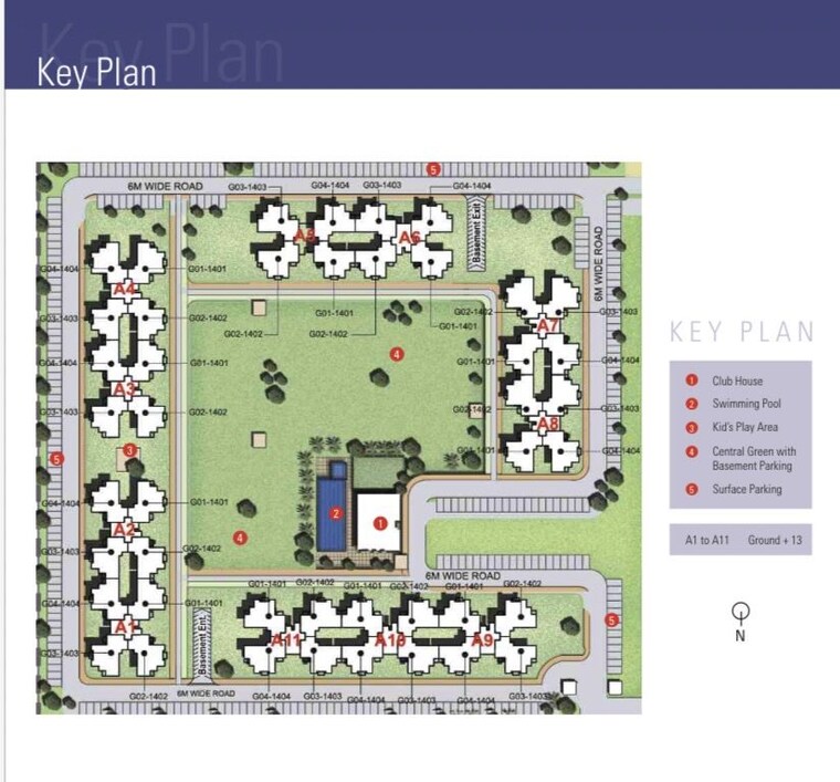 Master Plan, unitech-vistas 3 Bedroom 1557 Sq.Ft. Apartment In Sector 70 Gurgaon 10576008