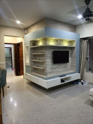Living Room in 2 BHK Apartment at Romell Aether, Goregaon East – for Sale