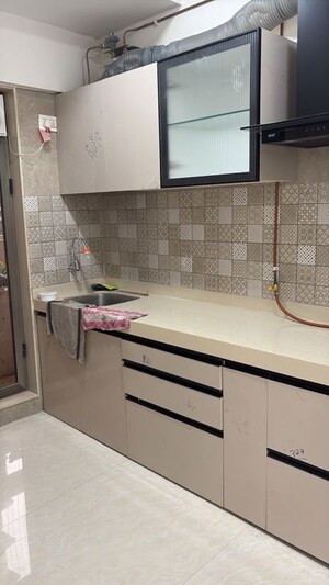 Kitchen in 3 BHK Apartment at Shree Park Altezza, Andheri West – for Rent