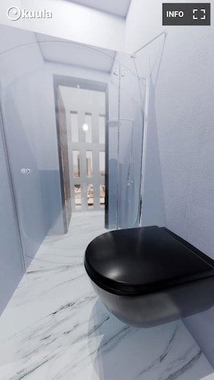 Bathroom in 2 BHK Apartment at Greencrew Riddhi Siddhi NX, Kalher – for Sale