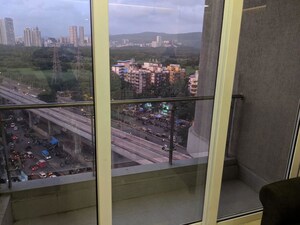 Balcony in 2 BHK Apartment at Lodha Fiorenza, Goregaon East – for Rent