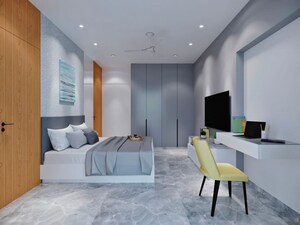 Team Area in 3 BHK Apartment at Transcon Triumph Tower, Andheri West – for Rent