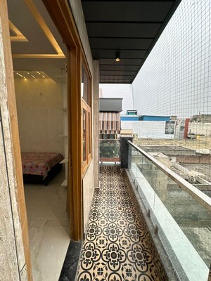 Balcony in 3 BHK Builder Floor at Uttam Nagar – for Rent