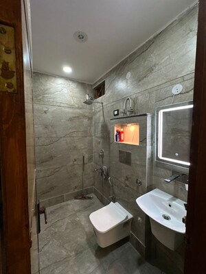 Bathroom in 3 BHK Builder Floor at Uttam Nagar – for Rent