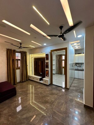 Living Room in 3 BHK Builder Floor at Uttam Nagar – for Rent