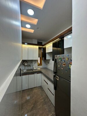 Kitchen in 3 BHK Builder Floor at Uttam Nagar – for Rent