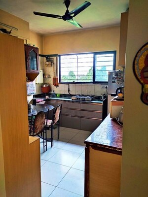 Kitchen in 1 BHK Apartment at Rohan Garden, Kothrud – for Rent