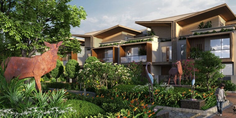 Exterior View, madhusudhan-forest-walk 4 Bedroom 3070 Sq.Ft. Villa In Dasna Ghaziabad 10596823