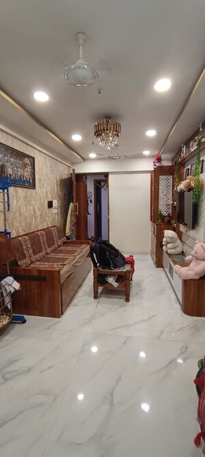Living Room in 1 BHK Apartment at Gurukrupa Divyam, Ghatkopar East – for Sale