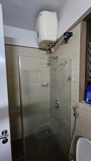 Bathroom in 2 BHK Apartment at Mont Vert Blue Bells Aura, Pashan – for Rent