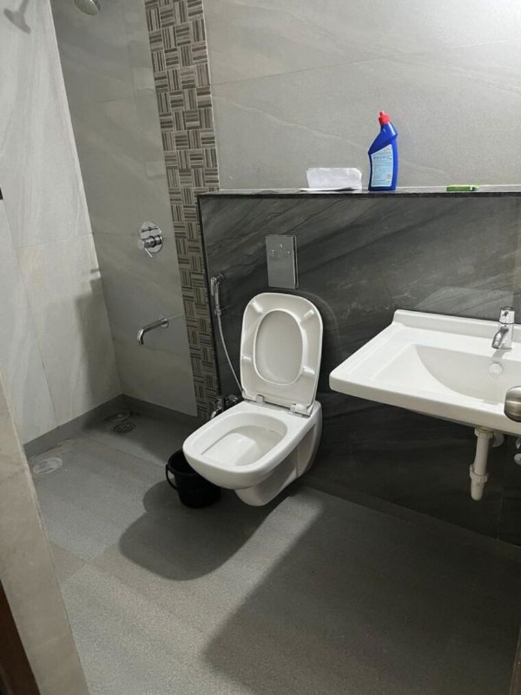 Bathroom, green-mint 3 Bedroom 900 Sq.Ft. Apartment In Sus Pune 10596888