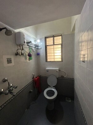 Bathroom in 2 BHK Apartment at Bhoomi Castle, Malad West – for Rent