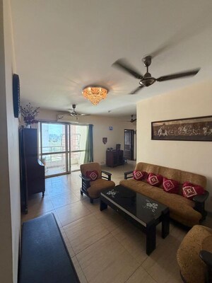Living Room in 4 BHK Apartment at Gaur Saundaryam, Tech Zone 4 Greater Noida – for Rent
