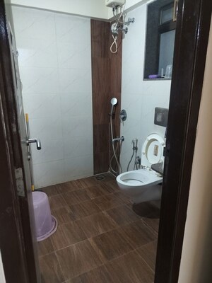 Bathroom in 2 BHK Apartment at Poddar Samadhan Apartments, Goregaon West – for Rent