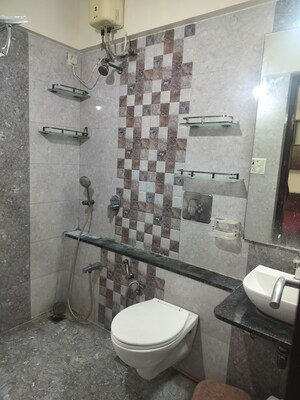 Bathroom in 2 BHK Apartment at Poddar Samadhan Apartments, Goregaon West – for Rent