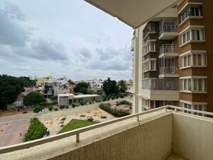 Balcony in 3 BHK Apartment at Hoyasala Ace Phase 2, Sahakara Nagar – for Rent