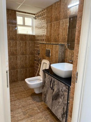 Bathroom in 3 BHK Apartment at Hoyasala Ace Phase 2, Sahakara Nagar – for Rent
