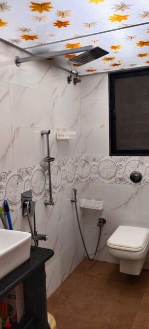 Bathroom in 2 BHK Apartment at RNA Heights, Andheri East – for Rent