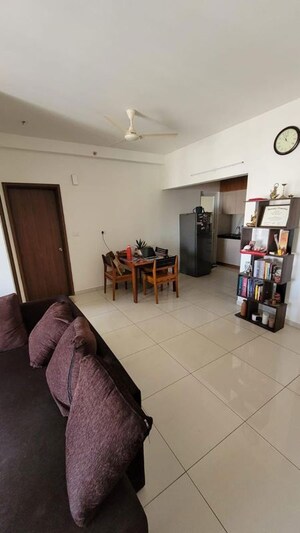 Living Room in 3 BHK Apartment at Vajram Essenza, Yelahanka – for Rent