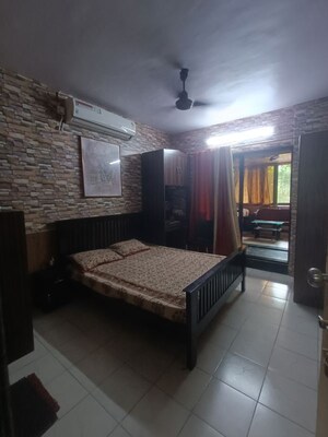 Bedroom in 2 BHK Apartment at Sector 12 Kopar Khairane – for Rent