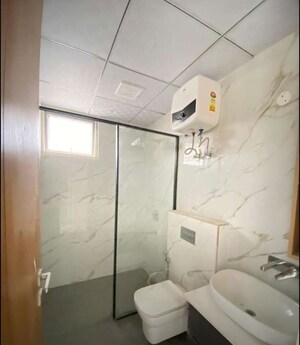 Bathroom in 3 BHK Apartment at The Ananta Aspire, Utrathiya – for Rent