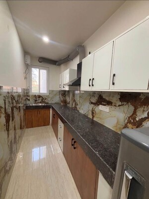 Kitchen in 2 BHK Builder Floor at Chattarpur – for Rent
