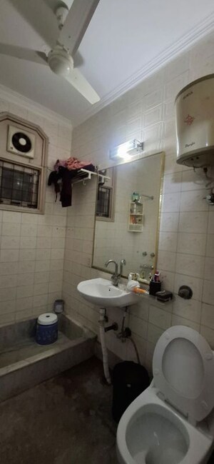 Bathroom in 3 BHK Builder Floor at Greater Kailash I – for Sale
