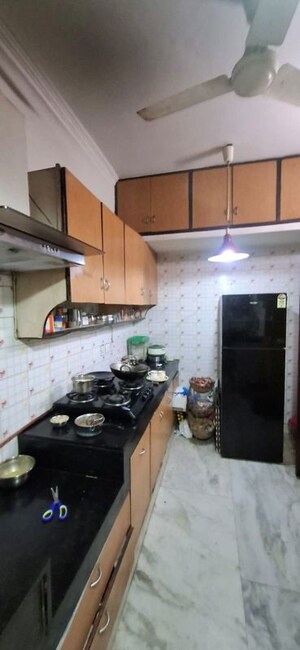 Kitchen in 3 BHK Builder Floor at Greater Kailash I – for Sale