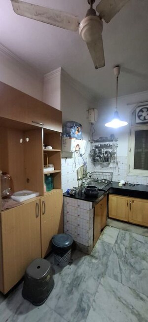 Kitchen in 3 BHK Builder Floor at Greater Kailash I – for Sale