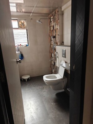 Bathroom in 3 BHK Apartment at Bramha Avenue, Kondhwa – for Rent